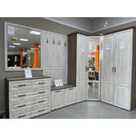 Шкаф 2х створчатый с зеркалом (540) Афина 90 см производство фабрика Мебель Маркет