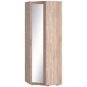 Шкаф угловой с зеркалом (440) Бруно 76 см